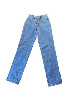 Vintage 90s Rockies Rocky Mountain High Rise Straight Leg Jeans 26 Western Cowgi